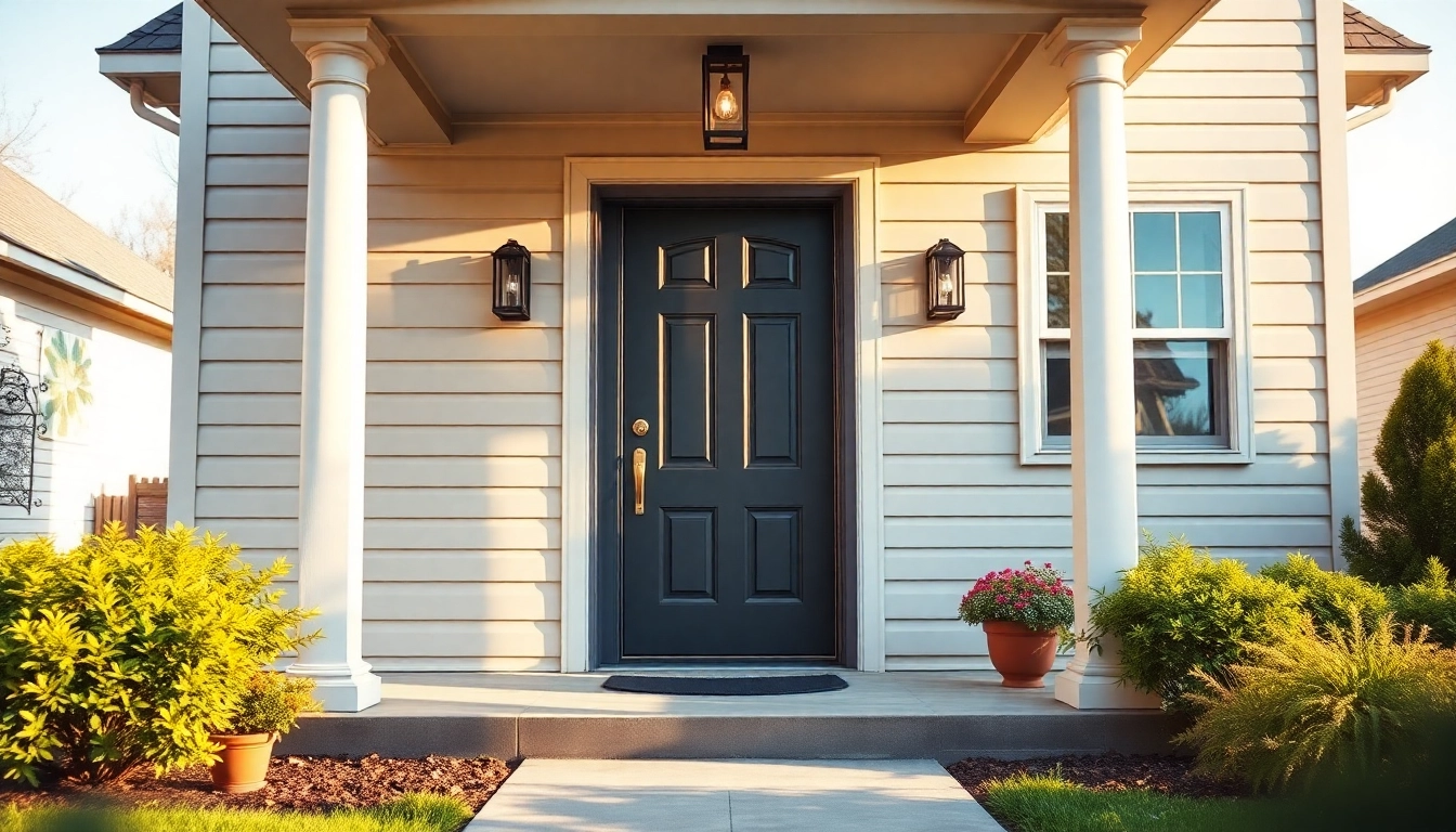 Upgrade your home with front door replacement on a stylish Indianapolis entrance